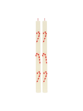 Bougies de table en forme de canne à sucre