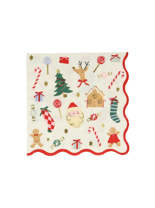 Serviettes de table de Noël