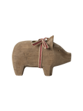 Bougeoir cochon en bois Petit modèle