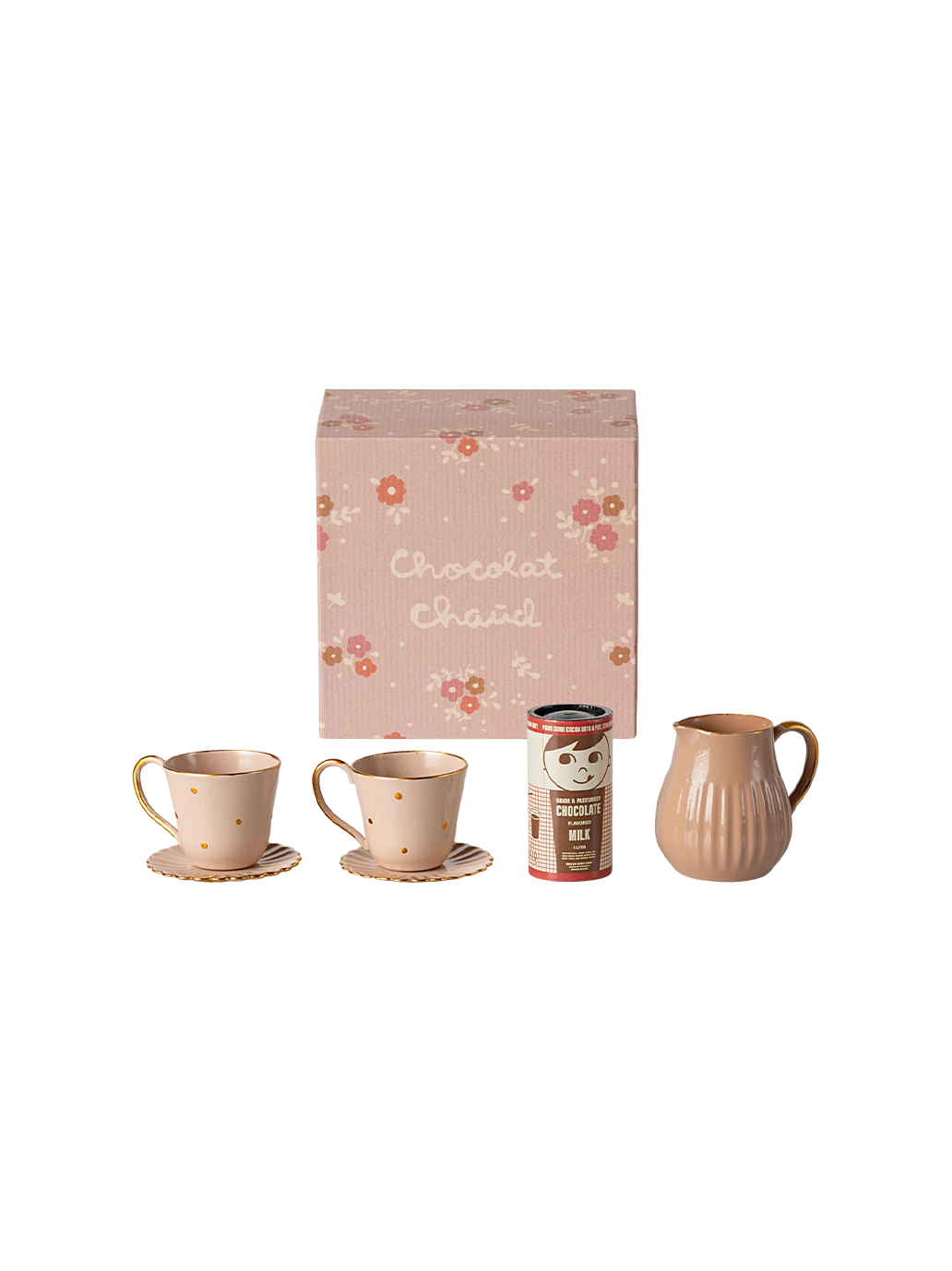 Coffret miniature pour chocolat chaud