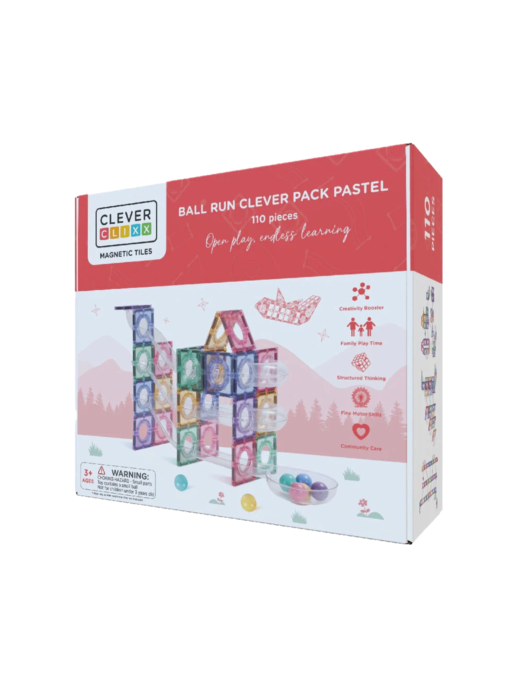 Tuiles magnétiques Ball Run Clever Pack