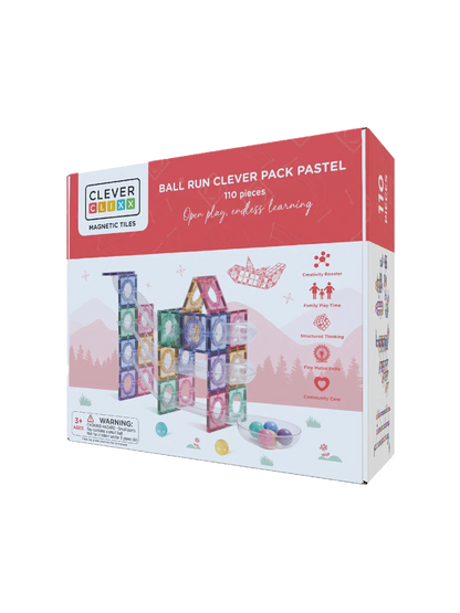 Tuiles magnétiques Ball Run Clever Pack