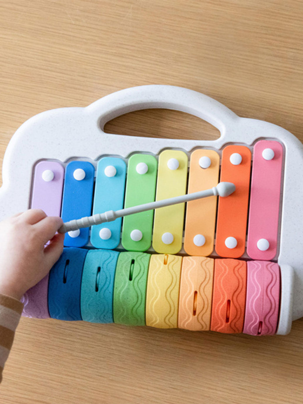 Xylophone à rouleaux arc-en-ciel