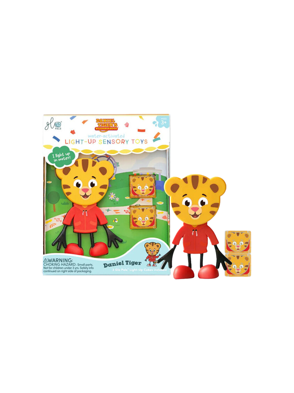 Sensorische Leuchtwürfel mit Daniel Tiger