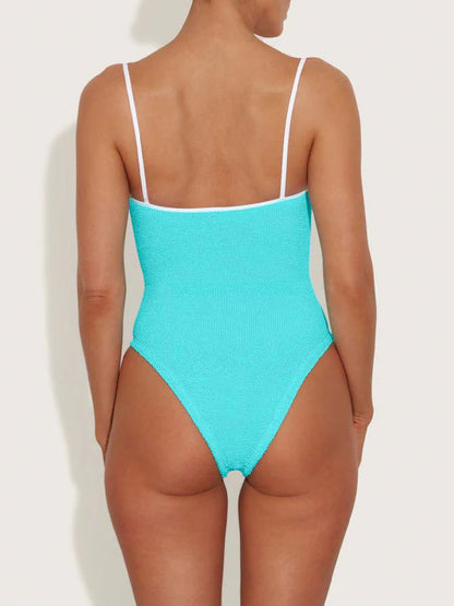 Maillot de bain contrasté Pamela