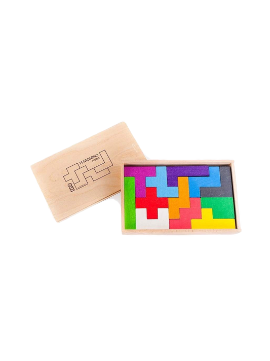 Holzpuzzle Tetris - Pentomino