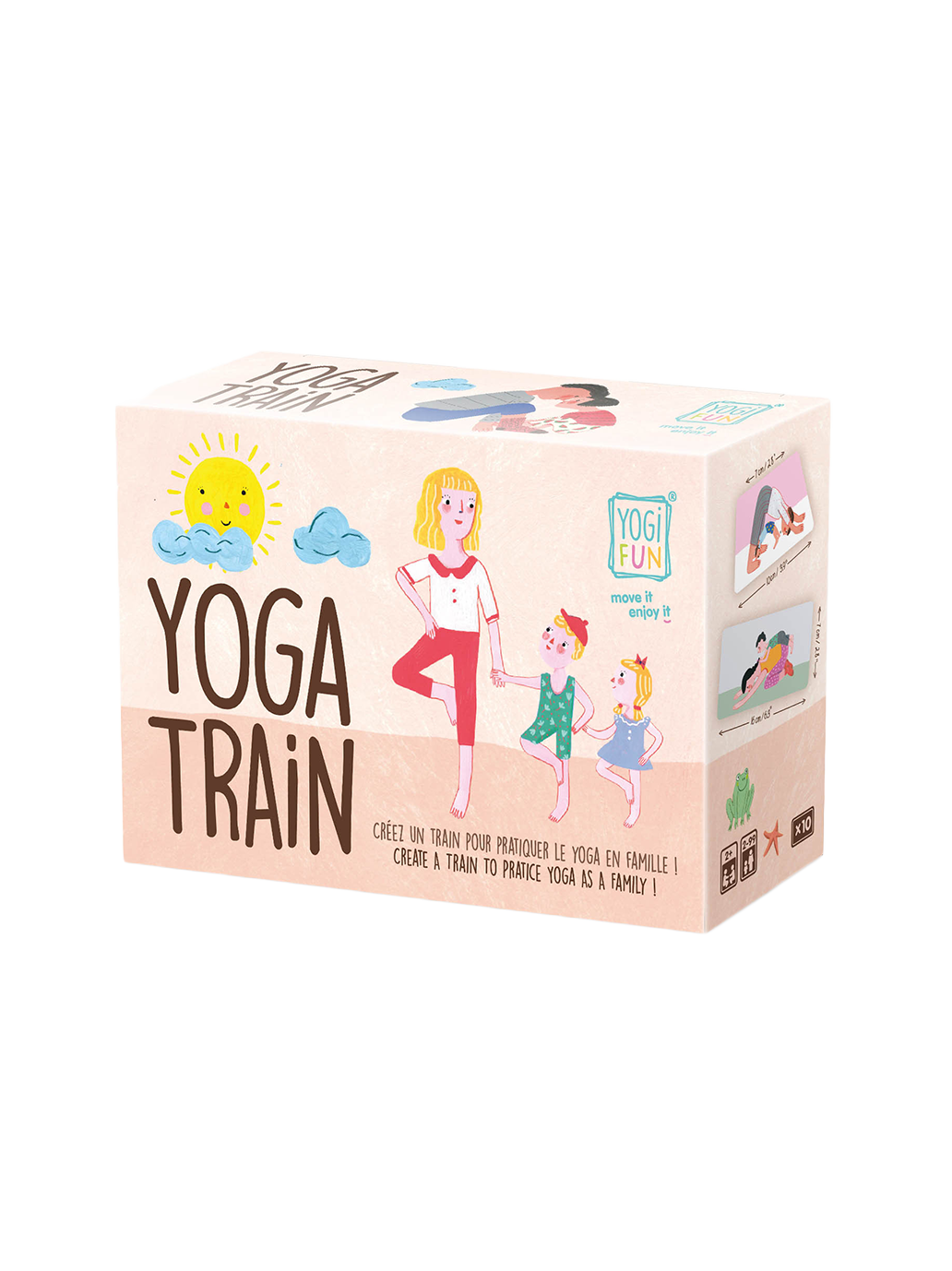 Cartes Yoga Train Yoga