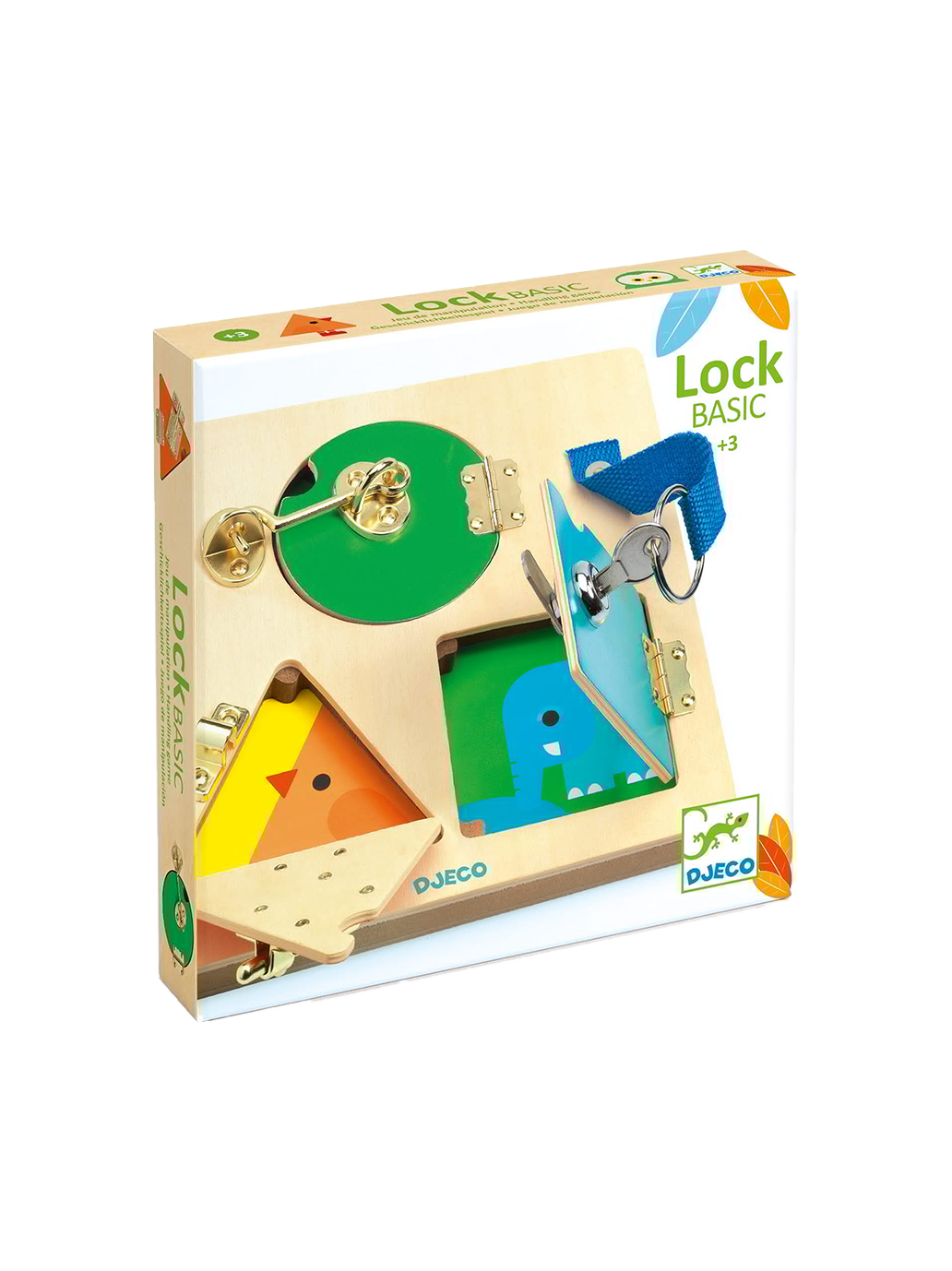 Étiquette LockBasic manuelle en bois