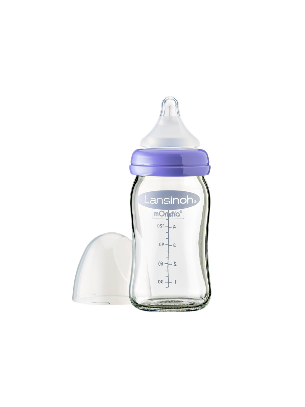 Biberon en verre mOmma avec tétine Natural Wave®