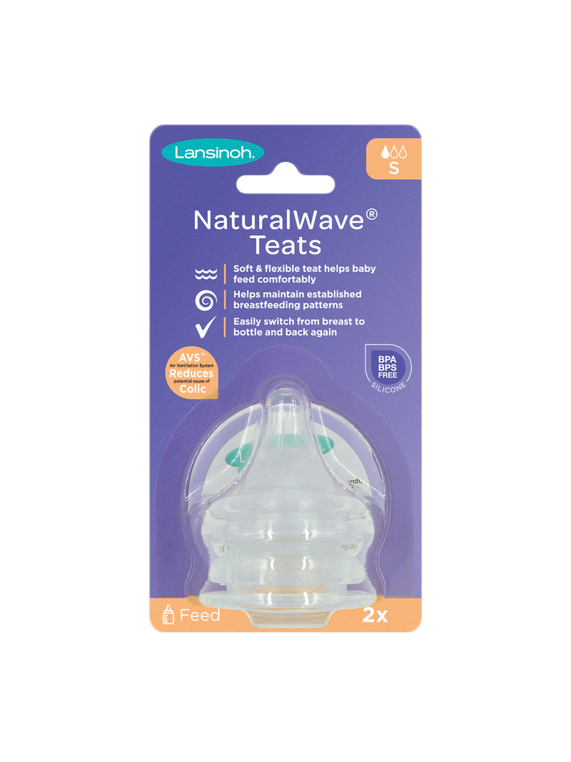 tétines pour biberon en verre Lansinoh Natural Wave® 2 pcs