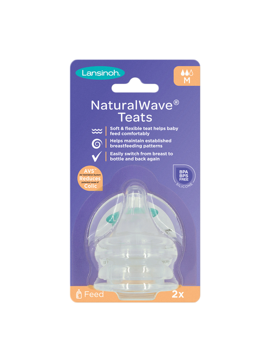 Nippel für die Lansinoh Natural Wave® Glasflasche 2 Stk
