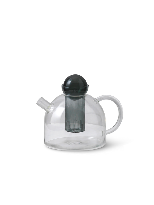 Bouilloire en verre avec passoire pour thé en vrac Still Teapot