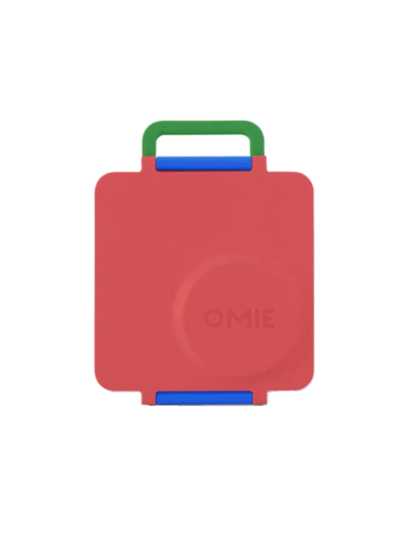 OmieBox Lunchbox mit Thermoskanne und Fächern scooter red
