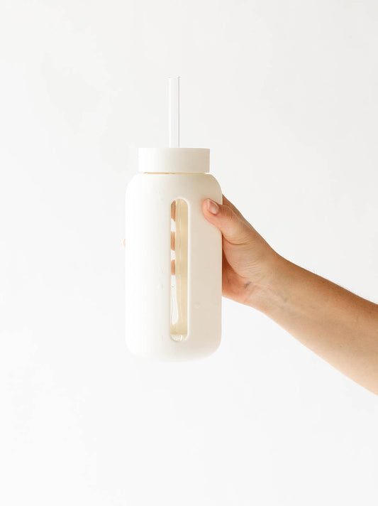 Mama Bottle ist die Glaswasserflasche mit Flüssigkeitsverfolgung