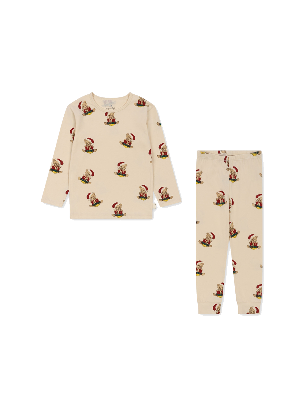 Ensemble pyjama de Noël composé d'une blouse et d'un pantalon 