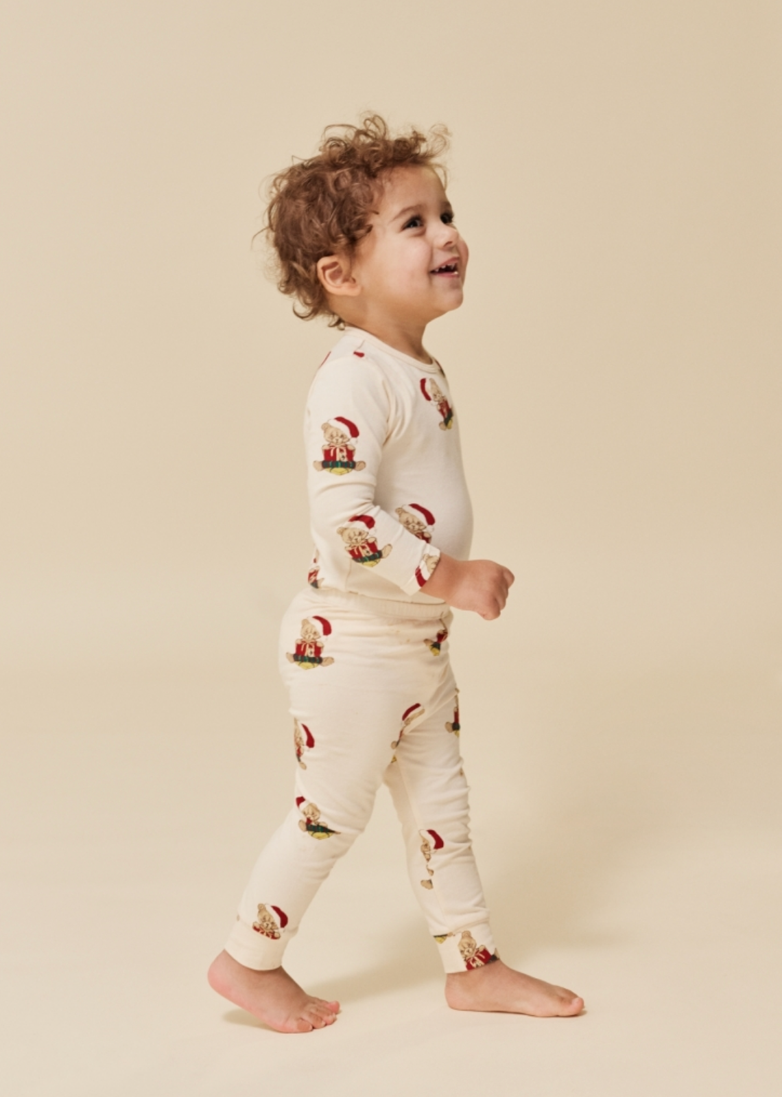 Ensemble pyjama bébé Noël, body et pantalon 