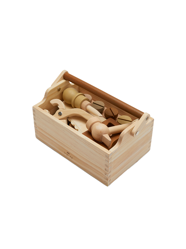 Holzwerkzeuge im Koffer