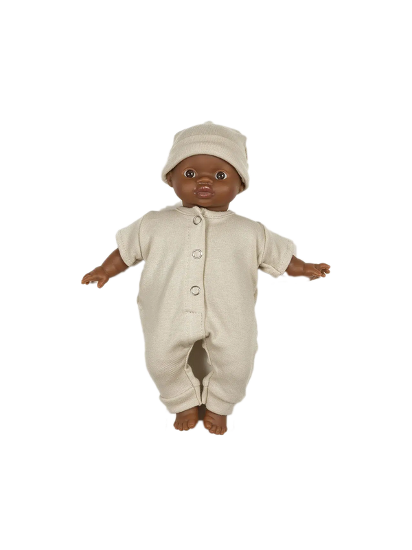 Puppe Lili-Outfit beige