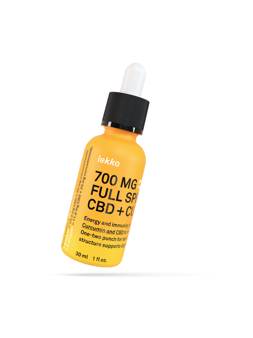 CBD-Öl zur Immunität mit Kurkuma 700mg + curcumin
