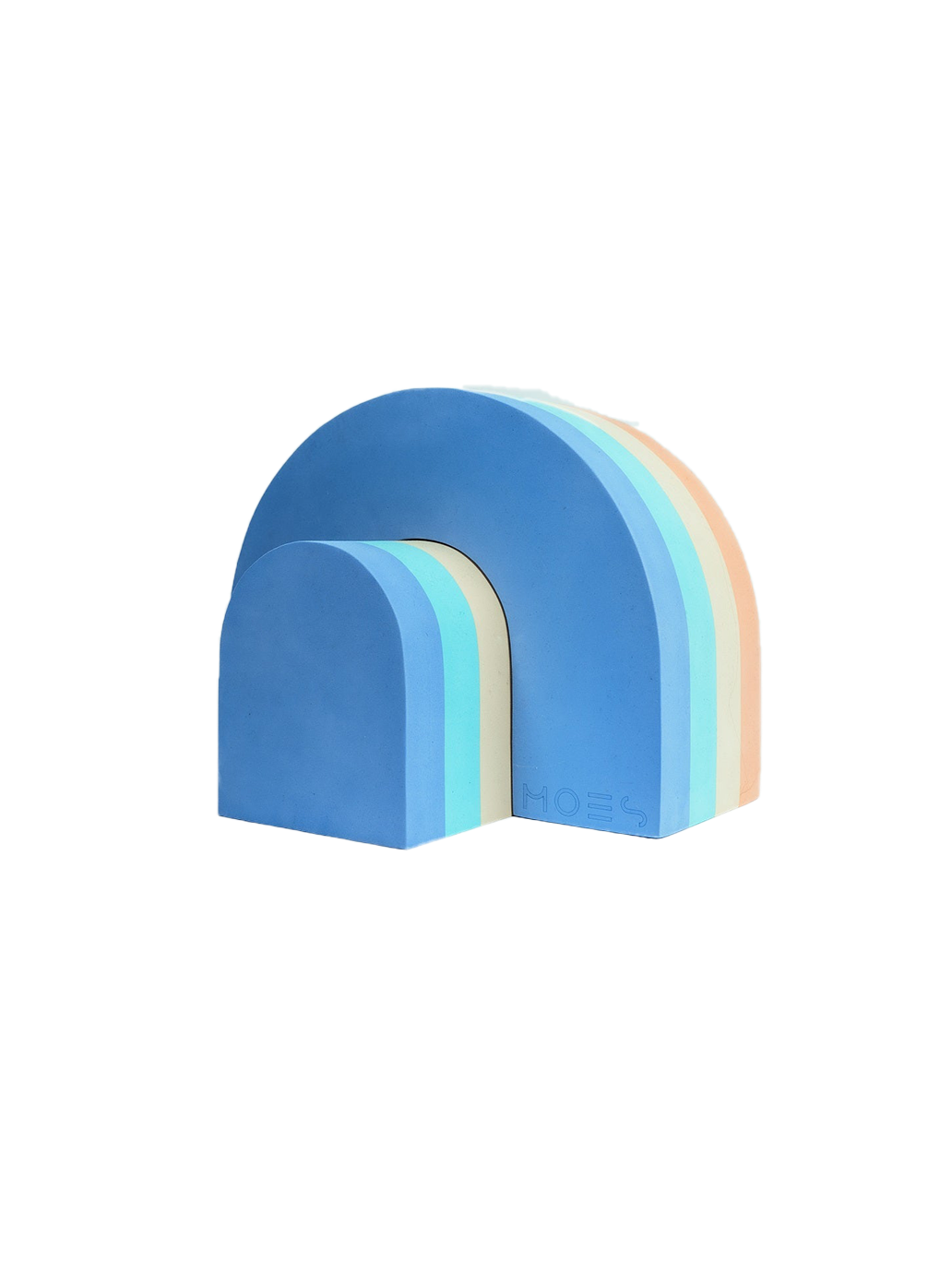 Une série de gros blocs qui soutiennent le développement moteur de Rainbow