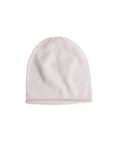 dünne, ganzjährige Efa Beanie-Mütze aus Merinowolle off white