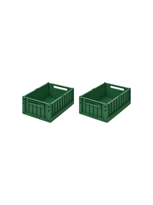 2er-Pack modulare Boxen garden green